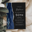 Search for dark blue birthday invitations Chic