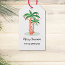 Search for tropical christmas gift tags Watercolor