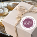 Search for homemade treat stickers Baked with love