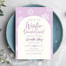 Search for snowflake 1st birthday invitations Minimalist