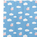 Search for cute pig shower curtains Piglet