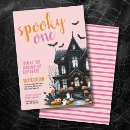 Search for spooky one birthday invitations Halloween birthday party
