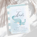 Search for watercolor whale baby shower invitations Nautical