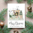 Search for fireplace christmas cards Simple