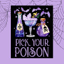 Search for halloween cocktail posters Pick your poison