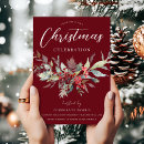Search for red green christmas invitations Festive