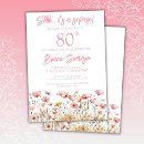 Search for surprise 80th birthday invitations Feminine