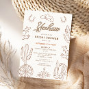 Search for cowgirl bridal shower invitations Modern