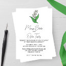 Search for lily of the valley wedding invitations Modern