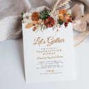 Search for harvest dinner invitations Autumn leaves