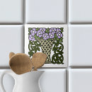 Search for art nouveau purple tiles Green