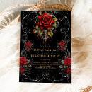 Search for unique halloween wedding invitations Black