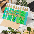 Search for green birthday cards Gold