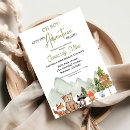 Search for rustic woodland animals baby shower invitations Mountain