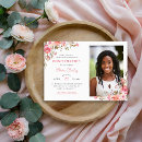 Search for flower border invitations Modern typography
