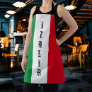 Search for world flag aprons Italy