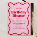 Search for dinner birthday invitations For her