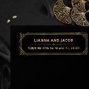 Search for deco return address labels Black