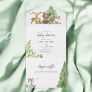 Search for rustic woodland animals baby shower invitations Gender neutral