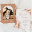Search for pampas grass bridal shower invitations Elegant
