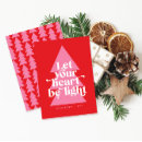 Search for let your heart be light christmas cards Red
