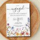 Search for colourful engagement party invitations Wildflower