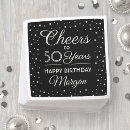 Search for black and silver napkins Chic