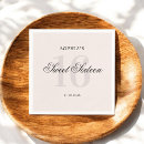 Search for luxury napkins Script