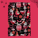 Search for black and red gift bags Spooky