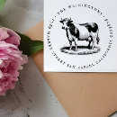 Search for cow rubber stamps Vintage