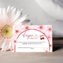 Search for red cherry blossoms invitations Pink