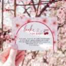 Search for red cherry blossoms invitations Pink