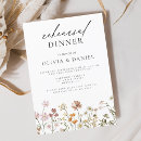 Search for wildflower rehearsal dinner invitations Rustic country
