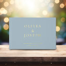 Search for dusty blue guest books Simple