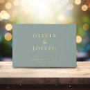 Search for sage green wedding guest books Modern