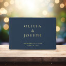 Search for navy blue wedding guest books Simple