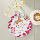 Search for western baby shower plates Cowgirl