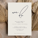 Search for we do wedding invitations Modern minimalist