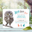 Search for owl party invitations Whimsical