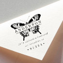 Search for butterfly rubber stamps Return address