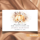 Search for halloween baby shower signs Watercolor pumpkin