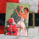 Search for 1950s christmas cards Woman