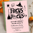 Search for hocus pocus halloween invitations Spooky