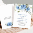 Search for hydrangea rehearsal dinner invitations Eucalyptus