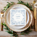 Search for blue toile napkins Elegant