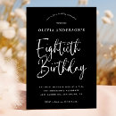 Search for 80th party invitations Simple