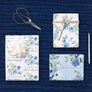 Search for dusty blue wedding wrapping paper Vintage