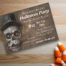Search for scary skull invitations Gothic