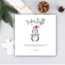 Search for santa square invitations Watercolor