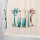 Search for surf shower curtains Palm trees